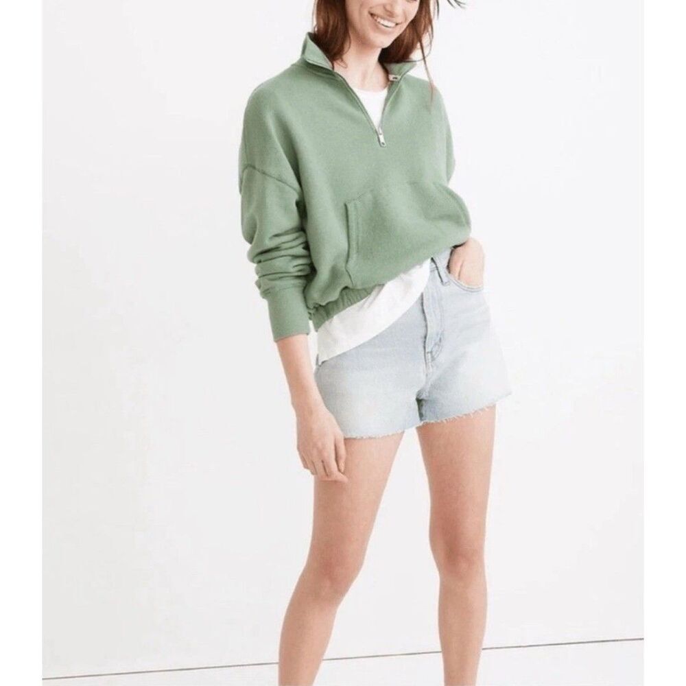 Madewell The Momjean High Waisted Shorts In Fitzgerald Wash size 26